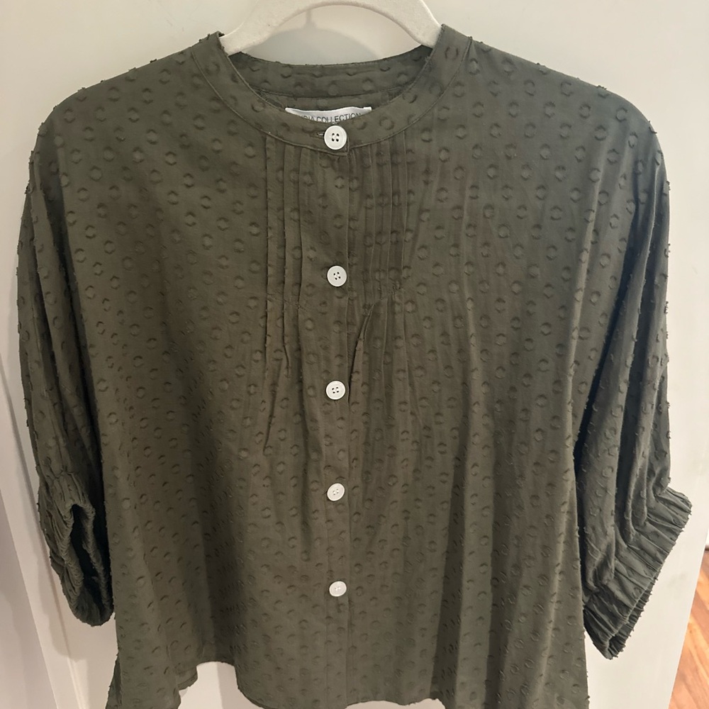 Emerson Fry India Collection Textured Blouse